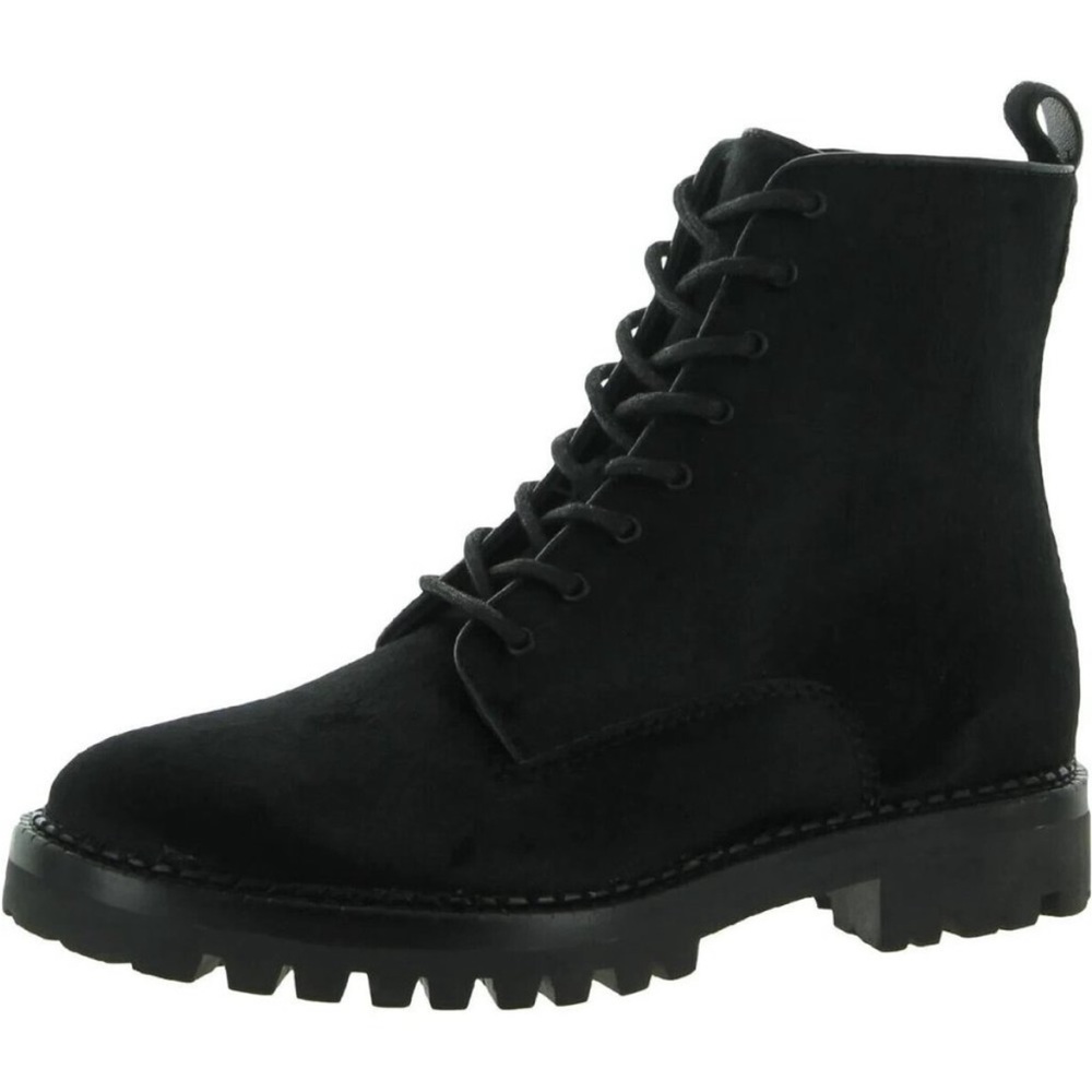 VINCE Cabria Lug 2 Women's Calf Hair Ankle Combat Lace-Up Size 9 Women's Boots